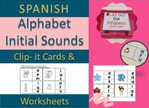 Spanish Alphabet initial sounds 