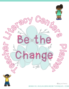 Teacher Literacy Centers Planner 